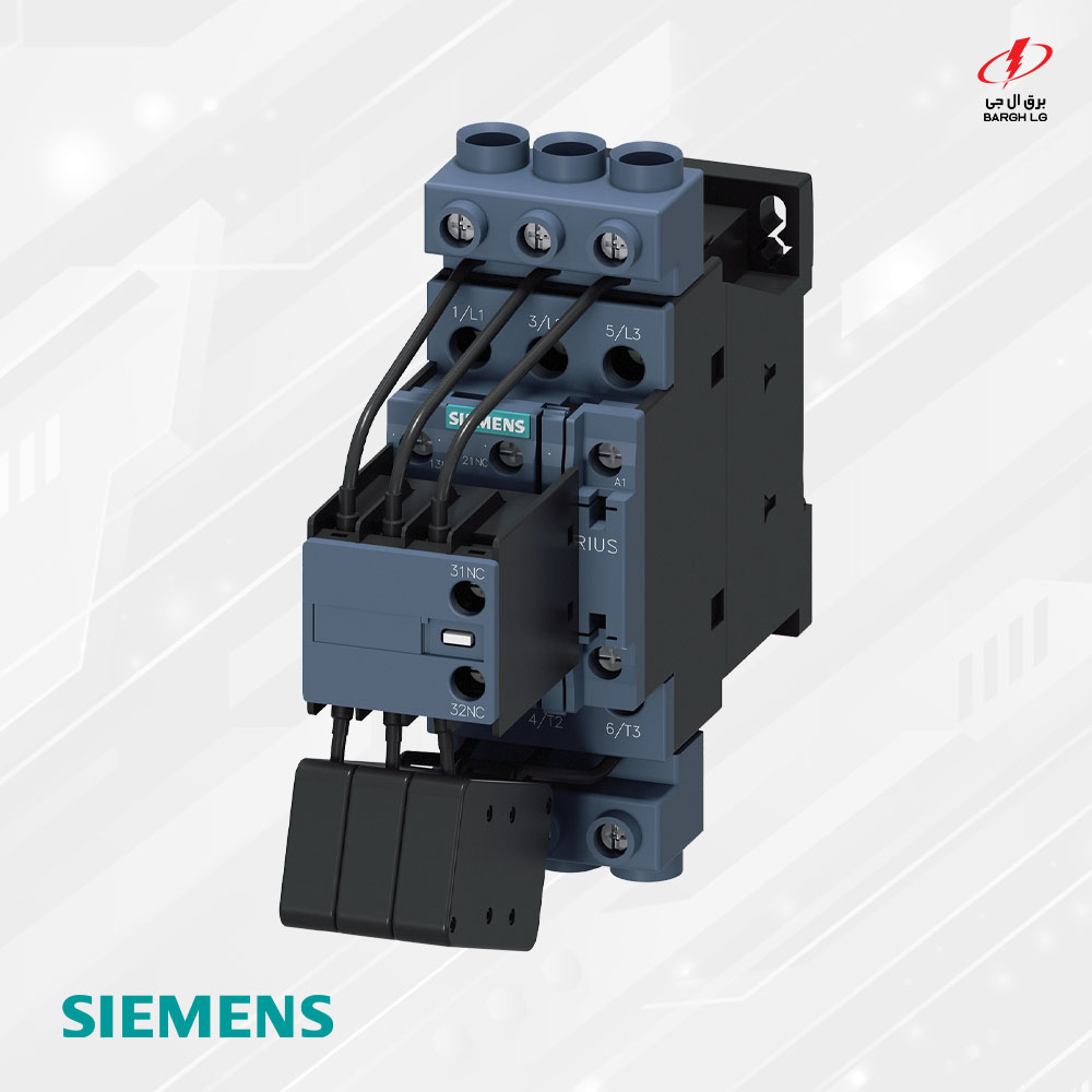 کنتاکتور خازنی 16.7 کیلووار زیمنس مدل SIEMENS 3RT2625